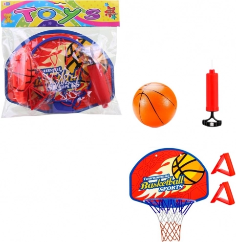 Basketkurv med tilbehør til børn