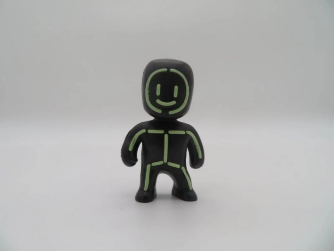 Gennemsigtig æske Stumble Guys med 3 figurer