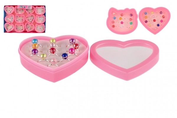 Ringe med perle til små prinsesser