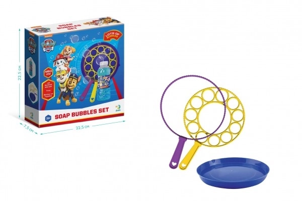 Sæt med sæbebobler og figurer fra Paw Patrol