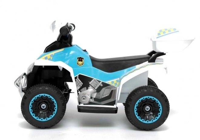 Genopladelig Firehjuling GTS1188-A Politi Hvid