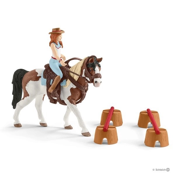 SCHLEICH Horse Club42441 Hannah og ridesæt til western