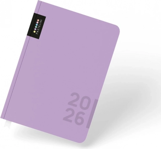 Daglig dagbog A5 2026 PASTELINI lilla