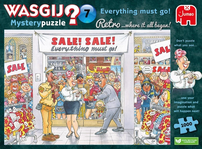 Puzzle Wasgij Mystery 7: Alt skal væk! 1000 brikker