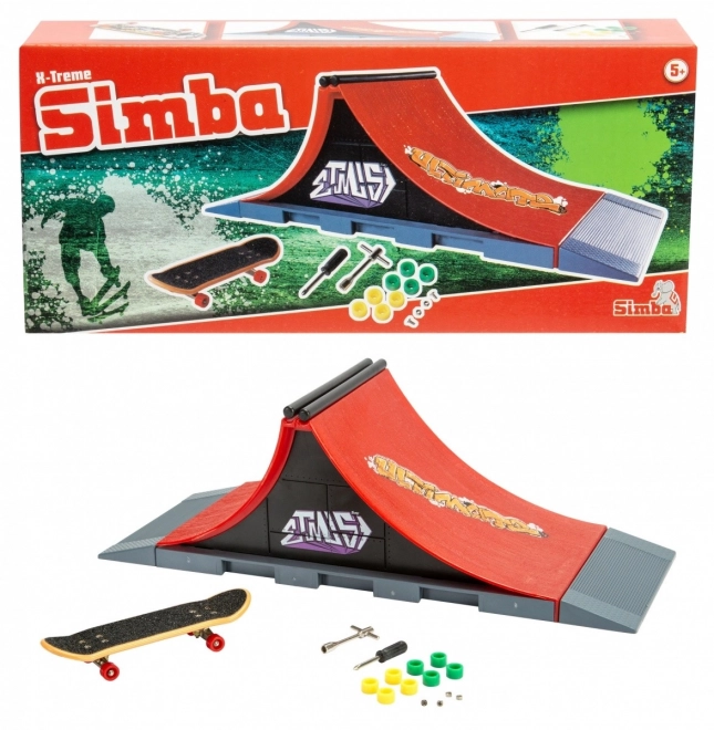 Mini skateboard sæt WOT med rampe Utlimate