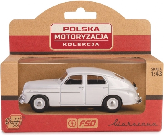 Metalmodel WARSZAWA M20 1:43 – hvid