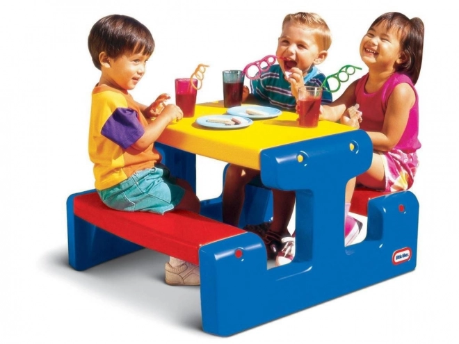 Piknikbord Junior blå