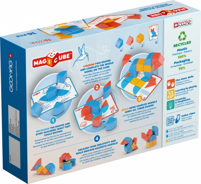 Geomag Magicube Klodser & Kort 16 stykker
