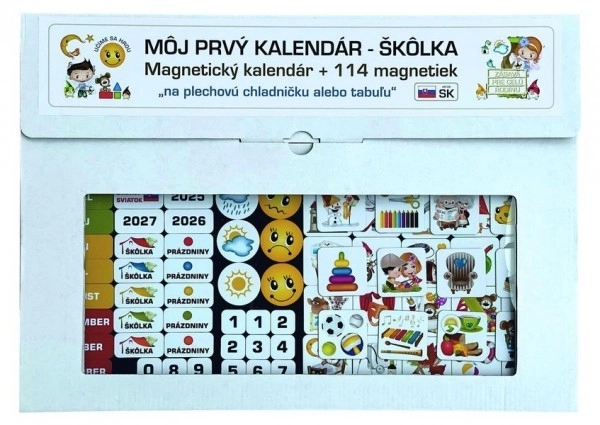Magnetisk kalender til b8rn - Bf8rnehave