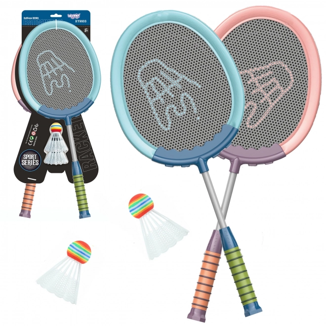 Woopie sæt med badmintonketsjere og bolde
