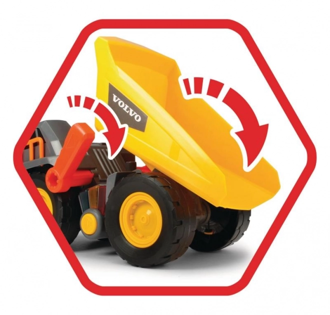 Volvo legetøjs dumper med lys og lyde