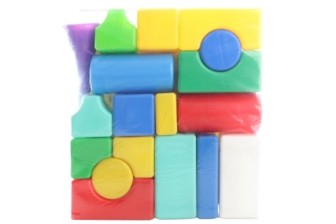 Sæt med plastklodser 18 stk