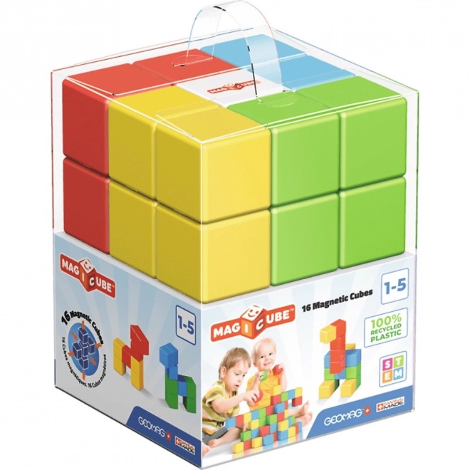 Geomag Magicube Fuld Farve 16 blokke