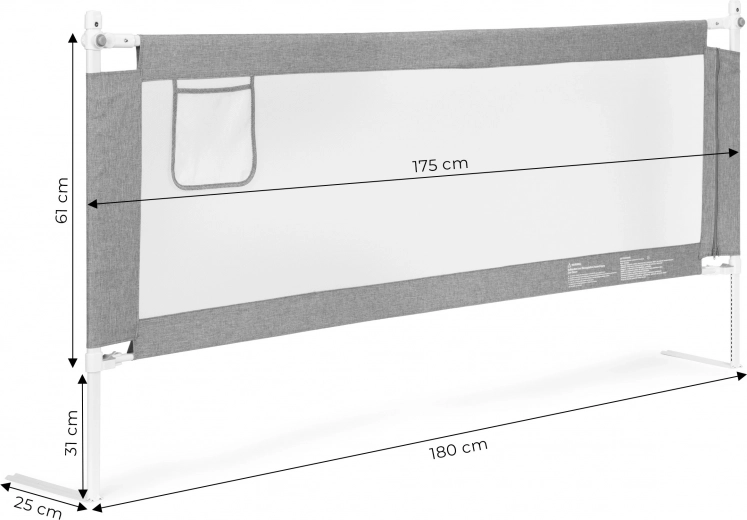 Justerbar højde til forskellige madrasser