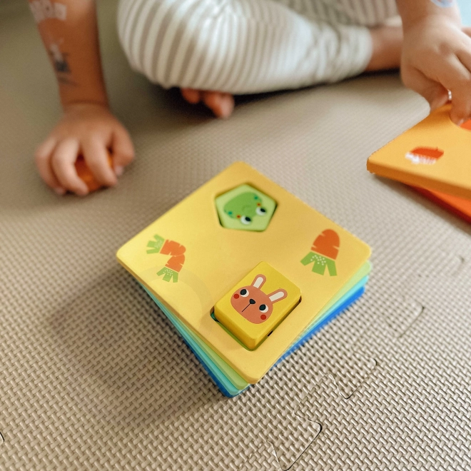 Montessori puslespil former og farver med dyr