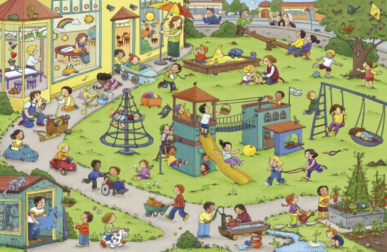 Sjov legeplads for børn