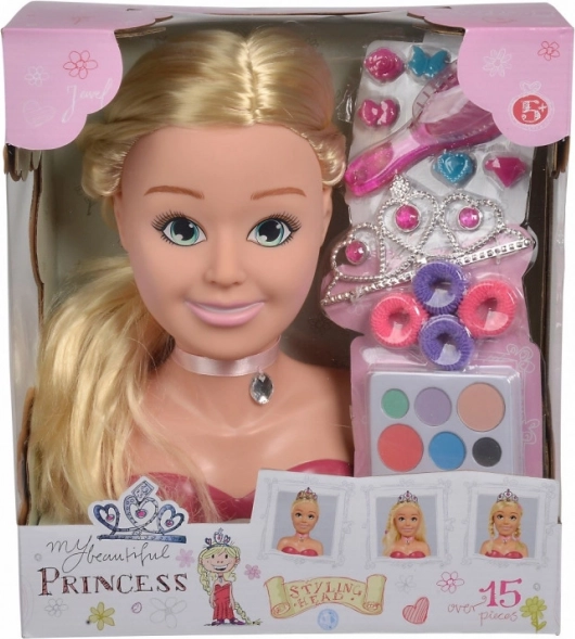 Stor prinsesse-stylinghoved