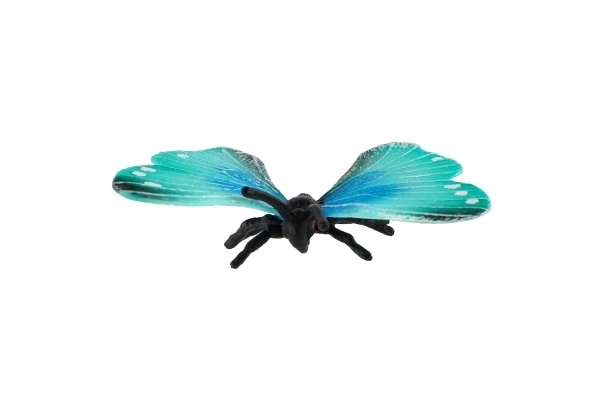 Tropisk sommerfugl Morpho Helena zooted plast 7cm i pose