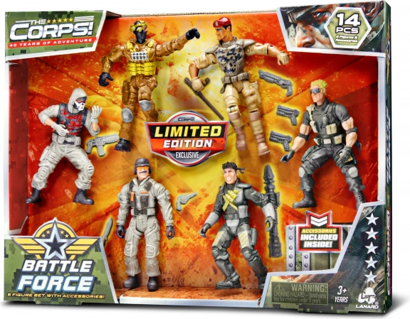 The Corps! Soldat 6 bevægelige figurer 10,5 cm