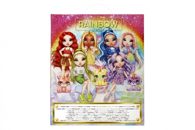 Rainbow High Fashion dukke med kæledyr - Skyler Bradshaw