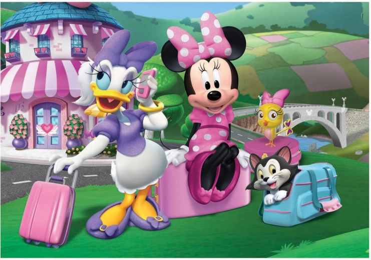 Puslespil Minnie og Daisy på ferie 30 brikker