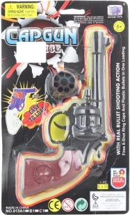 Kapselpistol – western-legetøj, 8 skud