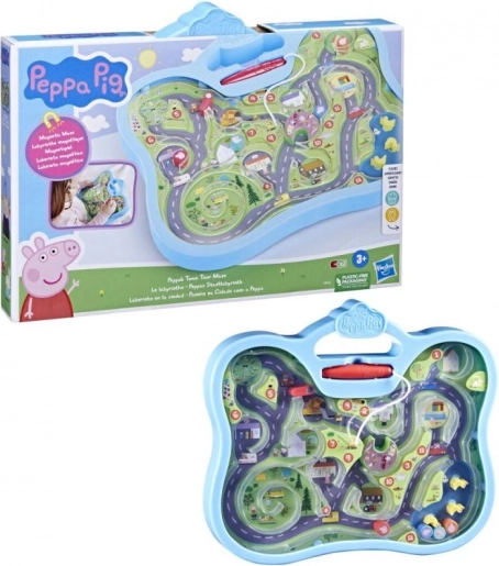 Magnetisk labyrint med Peppa Pig-motiv til børn
