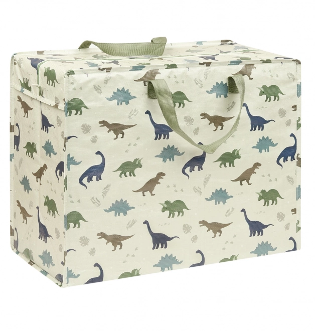 A Little Lovely Company XL opbevaringstaske – Dinosaurer