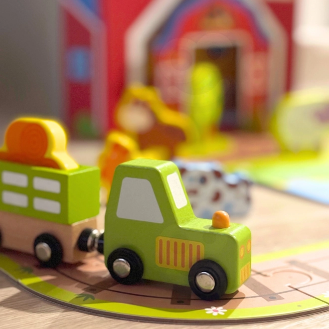 Træ Farm i Kuffert Tooky Toy