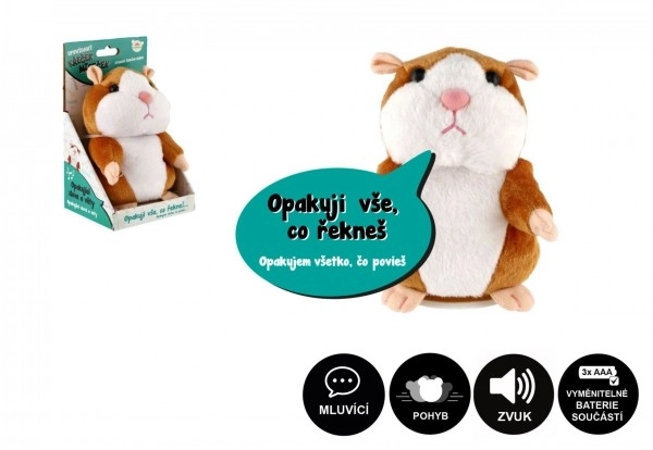Talende plysbamse hamster Mirek