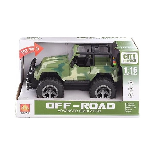 Militær Jeep med batteri