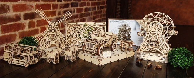Træmodel af pariserhjul WOODEN CITY