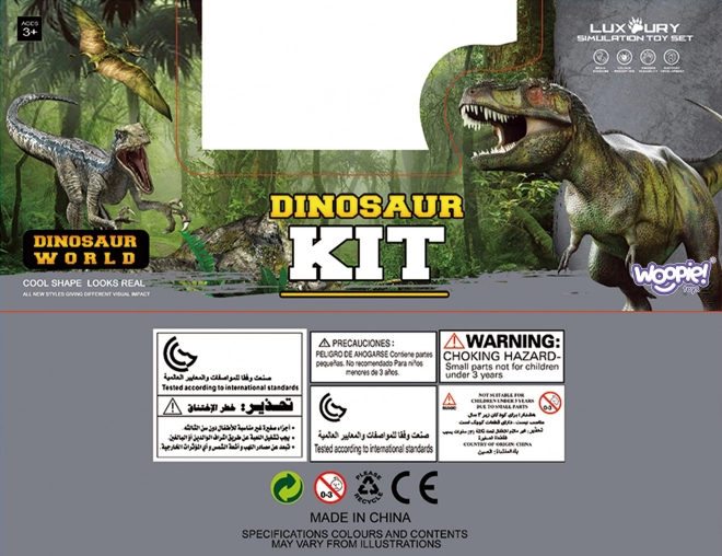 Stor dinosaur sæt XXL med underlag Forhistorisk verden