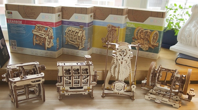 Ugears 3D puslespil - Pendul metronom 92 stykker