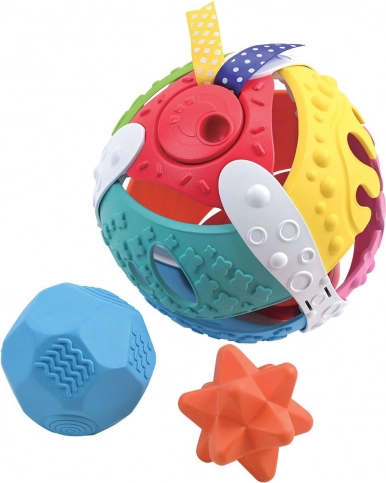 Playgo puttekugle med lyd 15 cm