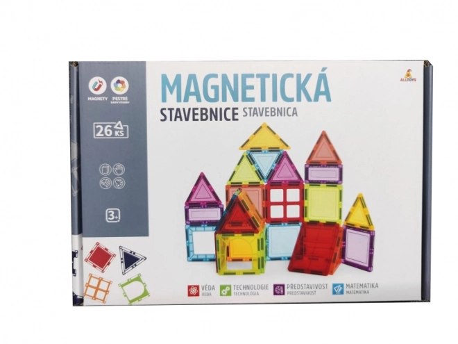 Magnetisk byggesæt til små konstruktører 26 stk