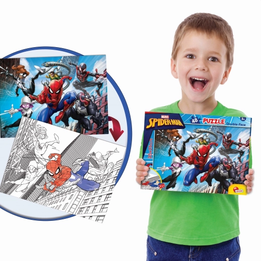 toværs-puslespil SPIDER-MAN 48 brikker 35 × 25 cm