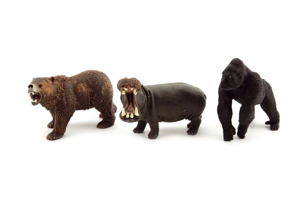 Safari ZOO dyr plast 10cm mix arter - 1 stk