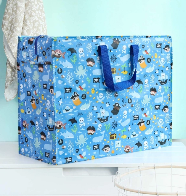A Little Lovely Company - XL opbevaringstaske pirater