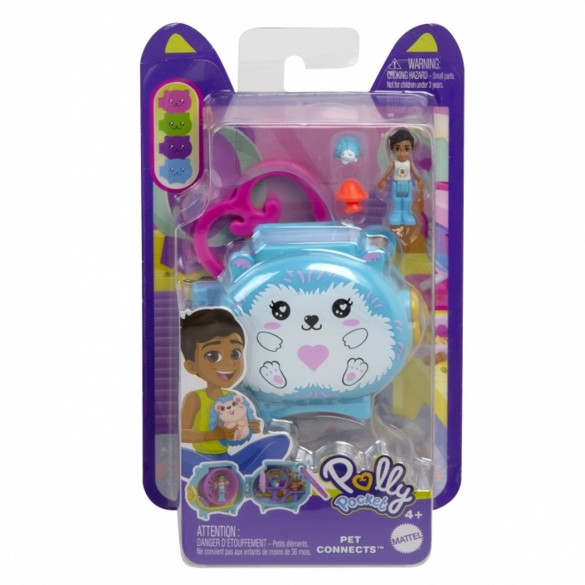 Sæt af Polly Pocket Pindsvin figurer