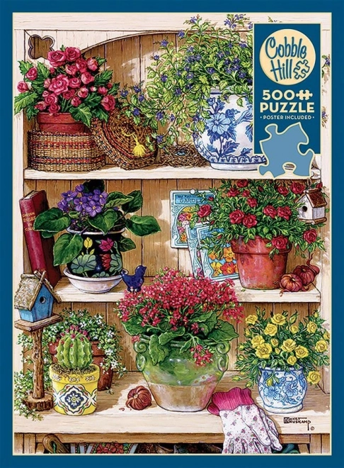 Puslespil blomsterkabinet 500 brikker Cobb Hill