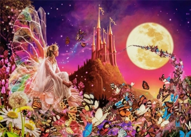 Puslespil 260 brikker Fairy Fantasies – feer, sommerfugle og slot