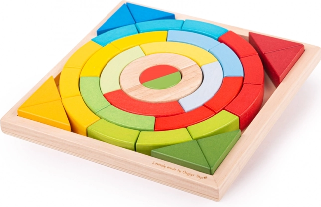 Bigjigs Toys træstablingsbuer og trekanter