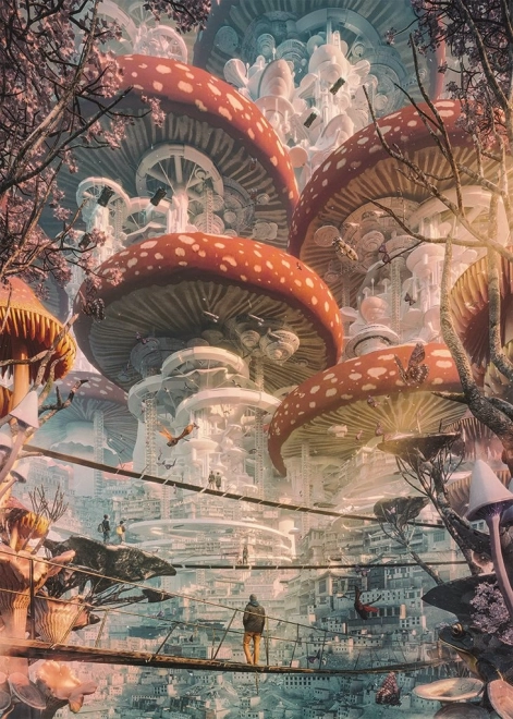 Puzzle Future Cities: Svampernes land 1000 brikker
