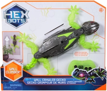 RC gekko, der klatrer på vægge med LED og USB‑C