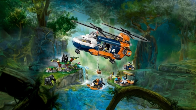 LEGO City 60437 Jungle Base Camp Heliudforskning