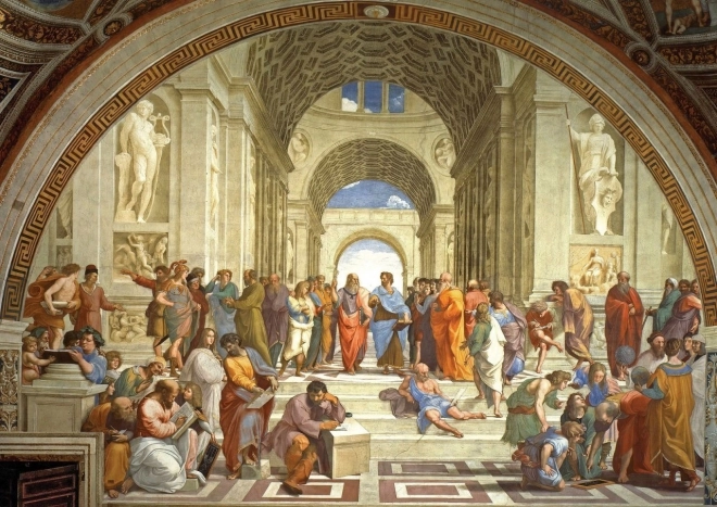 Puzzle Museum-serie: Athen Skole 2000 brikker