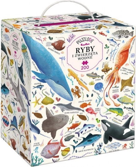 Puslespil Puzzlove CzuCzu – fisk og havdyr, 200 brikker