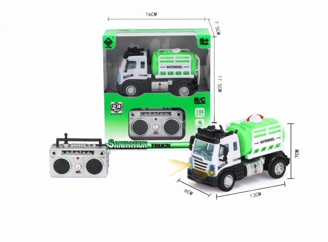 Mini sprøjtevogn R/C 1:64