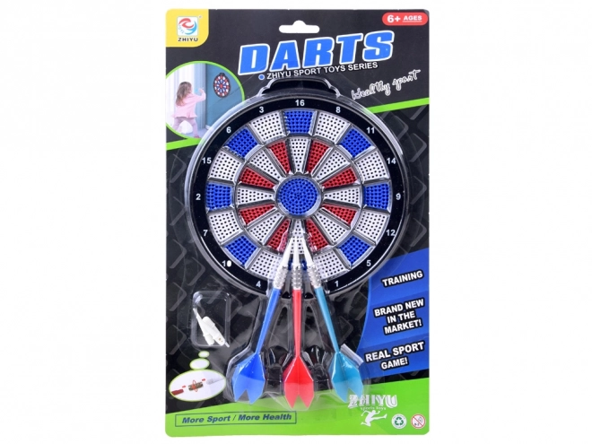 Smart dartskive med 3 dartpile
